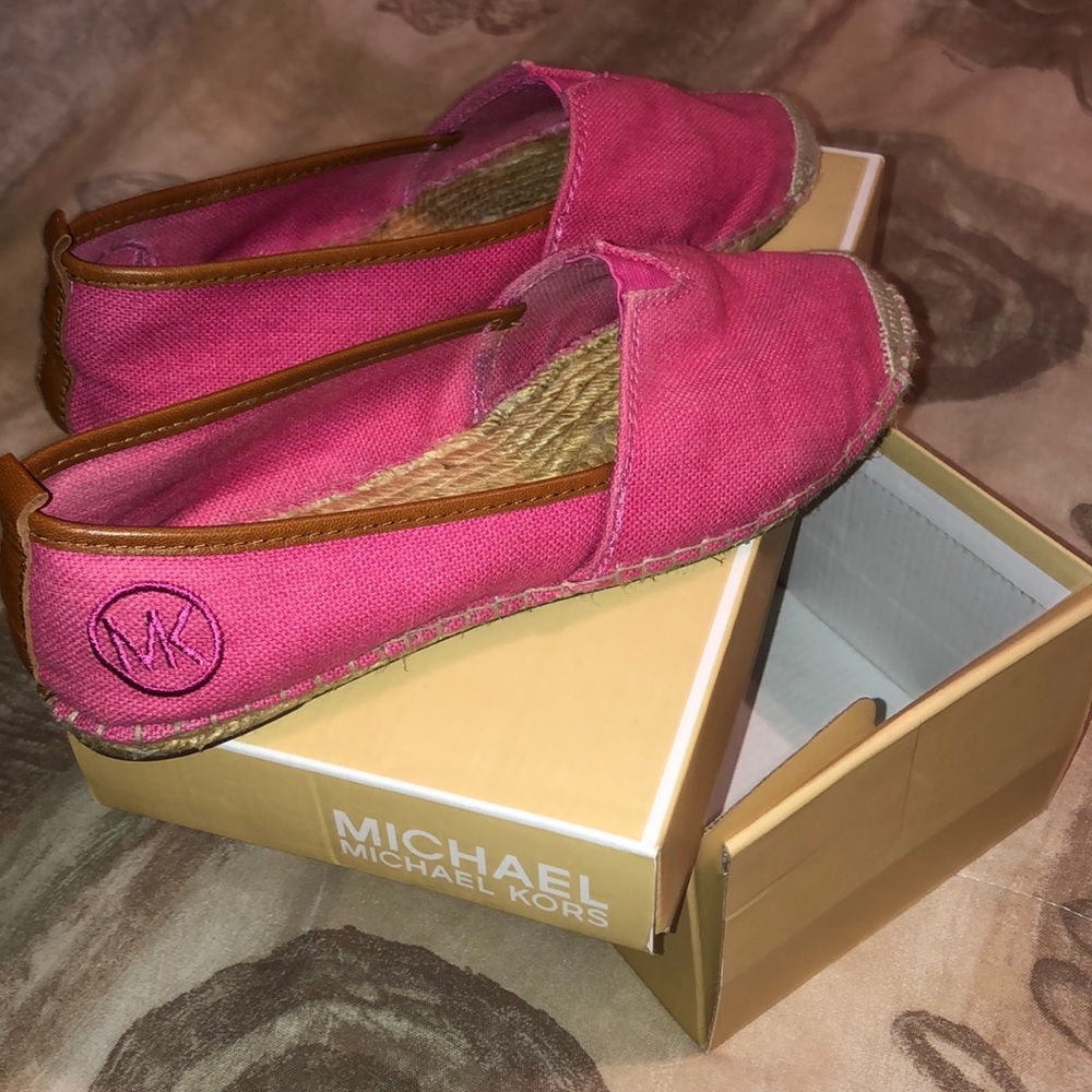 Michael Kors pink espadrilles